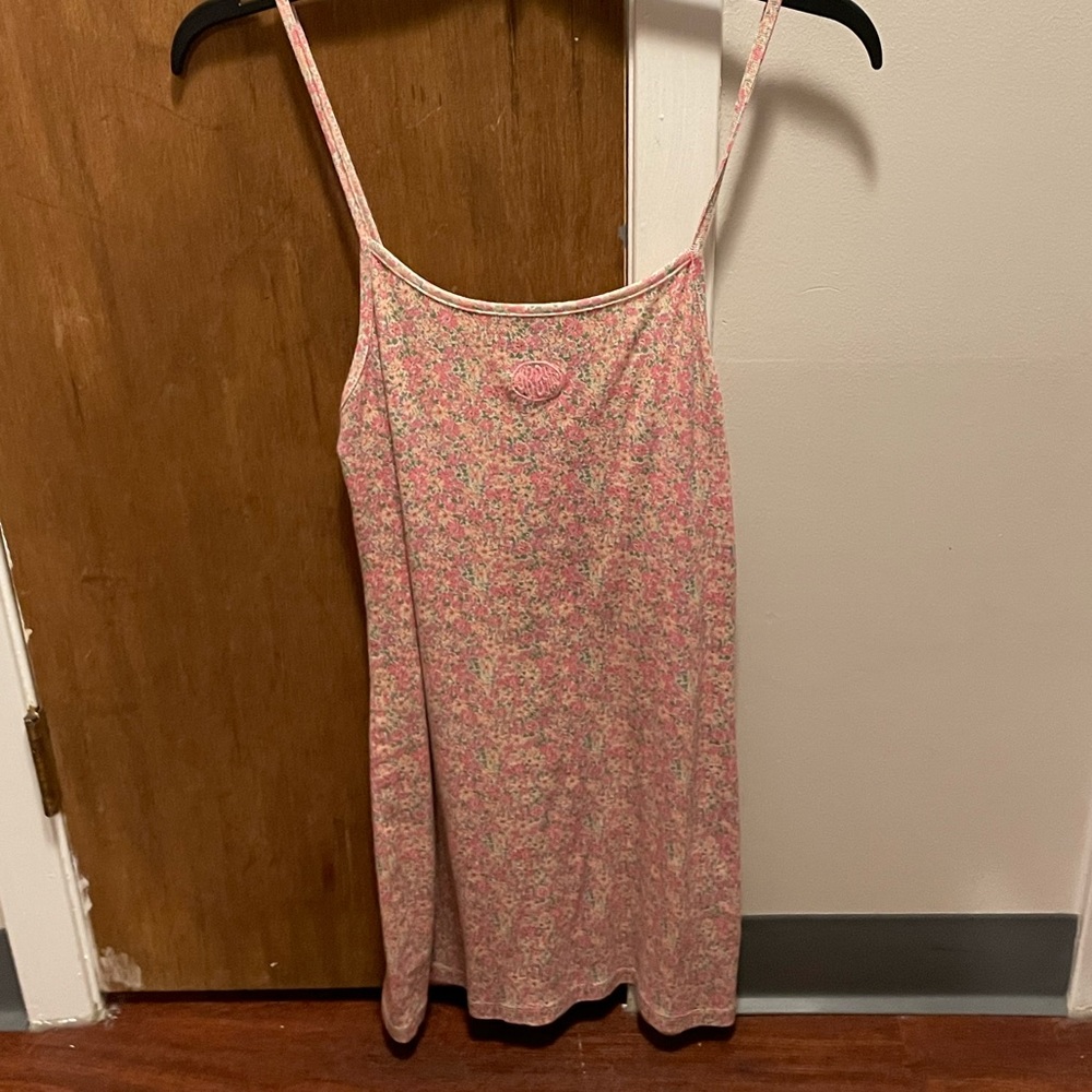 Oral Ditsy Pink Cami Dress